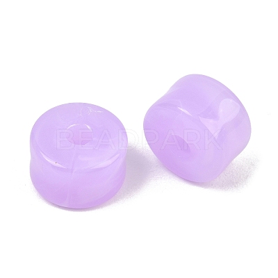 Opaque Acrylic Imitation Gemstone Beads AC-CBA3EFE-02O-1