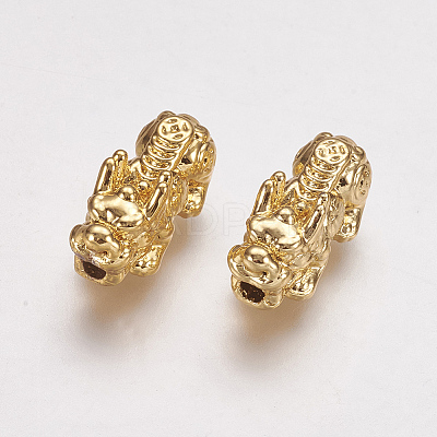 Feng Shui Real 24K Gold Plated Alloy Beads X-PALLOY-L205-06C-1