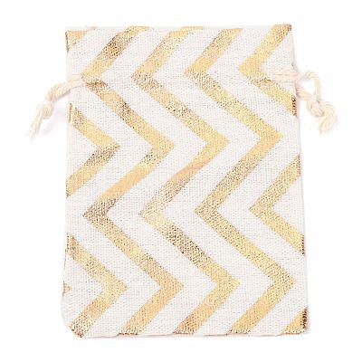 Christmas Theme Cotton Fabric Cloth Bag ABAG-H104-B05-1