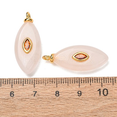 Natural Rose Quartz Pendants GG-CBAA798-04G-01-1