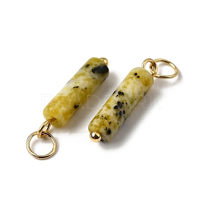 Natural Yellow Turquoise(Jasper) Pendants STAS-C120-01G-07-1