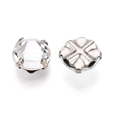 Flat Round Sew on Rhinestone KK-N282-01D-P-1