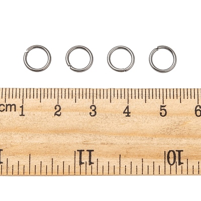 Brass Open Jump Rings JRC8MM-B-1