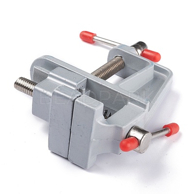 Aluminum Alloy Mini Table Bench Vise AJEW-I060-01-1