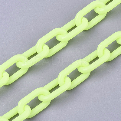 Opaque Acrylic Cable Chains X-SACR-N010-002I-1
