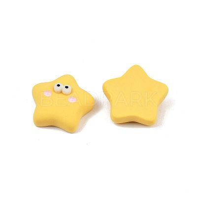 Opaque Resin Cabochons RESI-C012-30-1-1