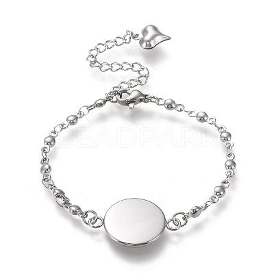 Tarnish Resistant 304 Stainless Steel Bracelet Making STAS-L248-001P-A-1