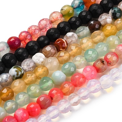 Mixed Gemstone Beads Strands G-L605-A01-01-1