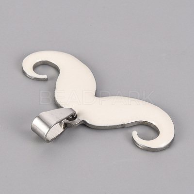 201 Stainless Steel Enamel Pendants STAS-S110-075J-1