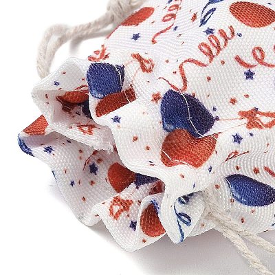 Christmas Theme Cloth Printed Storage Bags ABAG-F010-02A-06-1