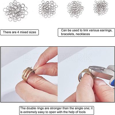 304 Stainless Steel Split Rings STAS-UN0006-83P-1