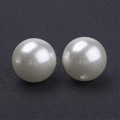 Imitated Pearl Acrylic Beads PACR-20D-12-1
