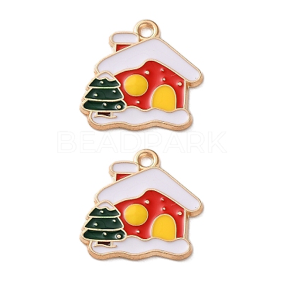 Alloy Enamel Pendants ENAM-I061-01KCG-10-1