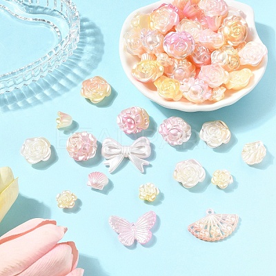 50G Opaque Acrylic Beads MACR-YW0003-68A-1