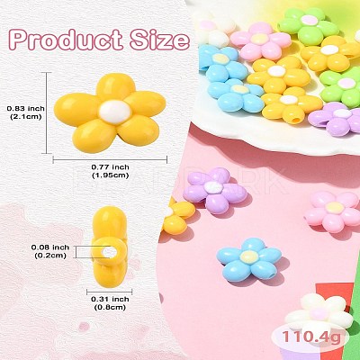 Opaque Acrylic Beads OACR-CJC0009-06-1