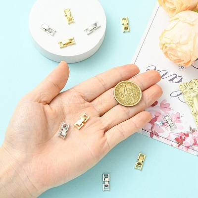 10Bags 2Colors Eco-Friendly Brass Watch Band Clasps KK-YW0004-71-1
