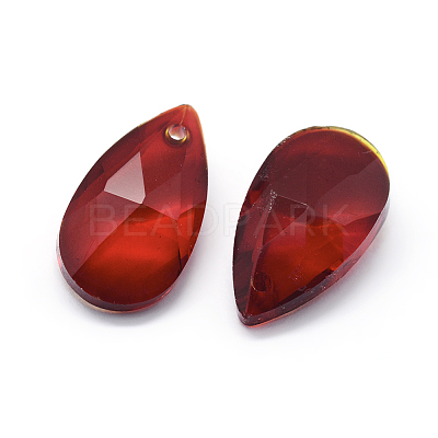 Faceted Glass Pendants GLAA-F069-L-A03-1