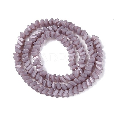 Opaque Glass Beads Strands GLAA-N019-3mm-12-1