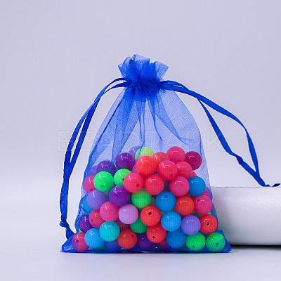Rectangle Organza Drawstring Bags LS-CON-PW0001-054C-02-1