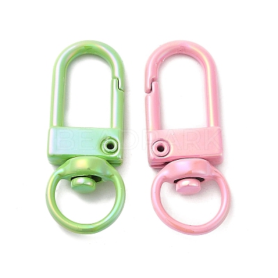 Spray Painted Alloy Swivel Clasps X-PALLOY-H131-11-1