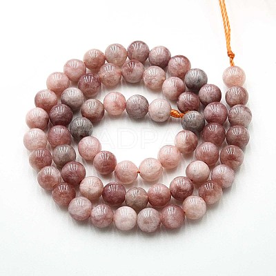 Natural Quartz Beads Strands G-N355-6mm-21-1