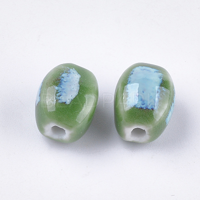 Handmade Porcelain Beads PORC-S498-07B-1