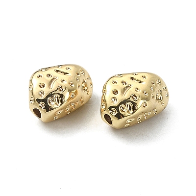 Rack Plating Brass Spacer Beads KK-B072-39G-1
