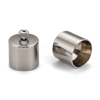 Tarnish Resistant 304 Stainless Steel Cord Ends STAS-K004-10mm-01-1