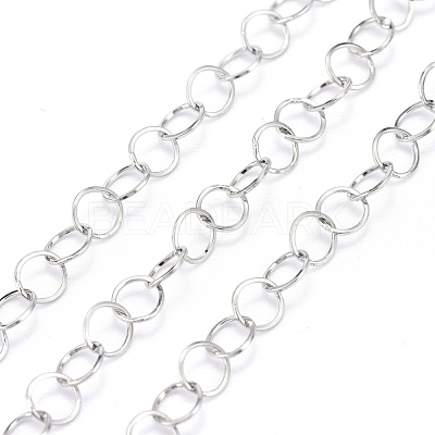 Tarnish Resistant 304 Stainless Steel Rolo Chains CHS-F011-05A-P-1