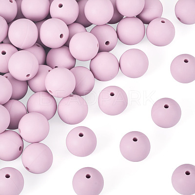 50Pcs Food Grade Eco-Friendly Silicone Beads SIL-TA0002-89F-1
