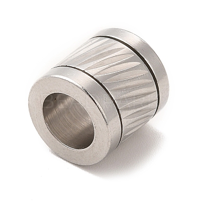 Non-Tarnish 304 Stainless Steel Glazed European Beads STAS-M308-11A-1