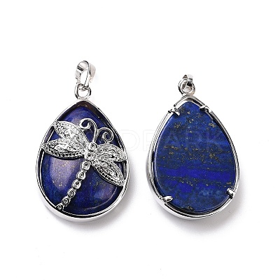Natural Lapis Lazuli Pendants X-G-G900-01P-02-1