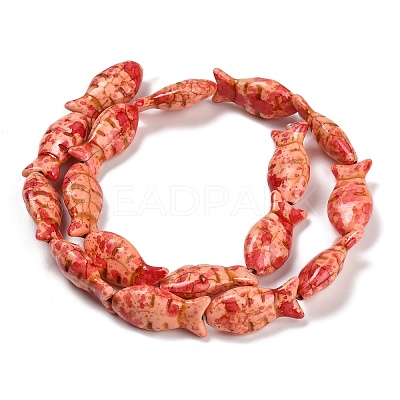 Synthetic Turquoise Beads Strands TURQ-F019-01D-1