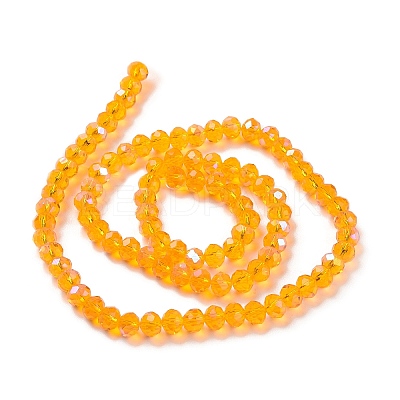 Electroplate Glass Beads Strands X1-EGLA-A034-T8mm-L11-1