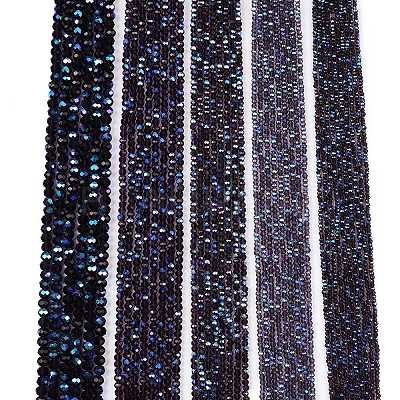 Electroplate Glass Beads Strands LS-EGLA-A044-T6mm-L15-1