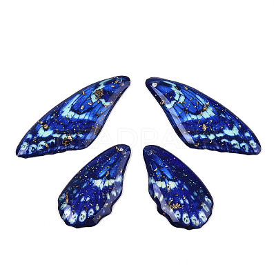 Epoxy Resin Pendants RESI-N045-02C-1