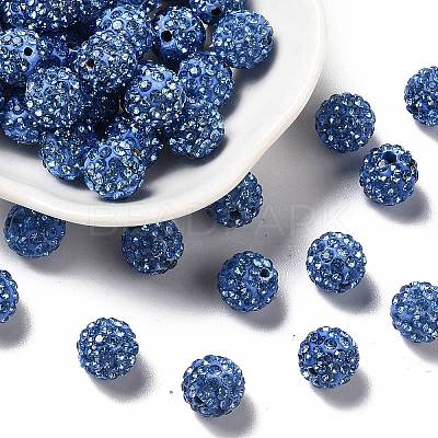 Pave Disco Ball Beads RB-A130-10mm-20-1