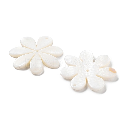 Natural Freshwater Shell Pendants SHEL-D082-08A-1