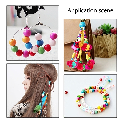 Natural Wood Beads WOOD-PH0008-73-1