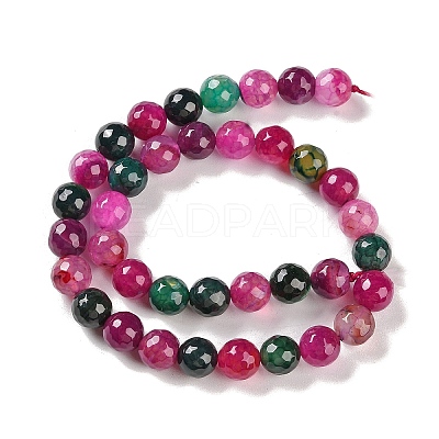 Natural Agate Beads Strands G-M437-C01-01M-1