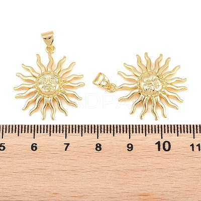 Brass Pendants KK-D232-17G-04-1