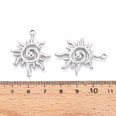304 Stainless Steel Pendants STAS-T065-07P-1