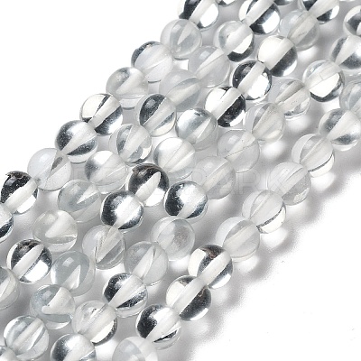 Synthetic Moonstone Beads Strands G-P528-J01-09-1
