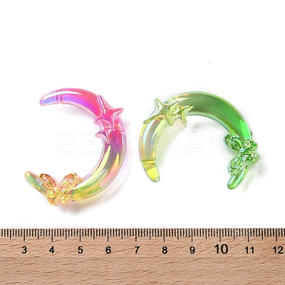 Transparent UV Plating Acrylic Beads X-PACR-D288-27-1