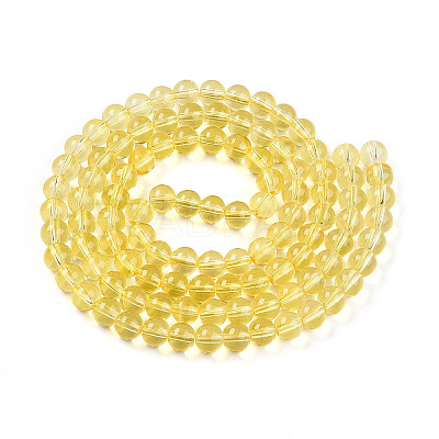 Baking Paint Transparent Glass Beads X1-DGLA-N006-8mm-04-1
