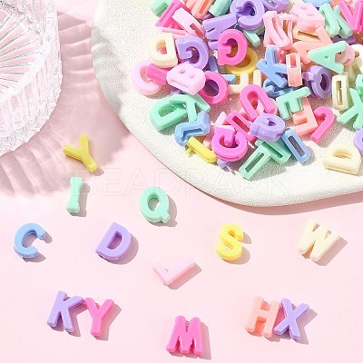 400Pcs Opaque Resin Beads RESI-CJ0005-14-1