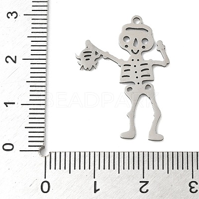 201 Stainless Steel Pendants STAS-G366-02P-01-1