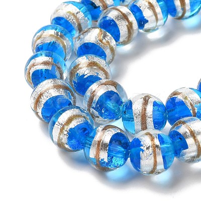 Lampwork Beads Strands LAMP-E036-07D-1