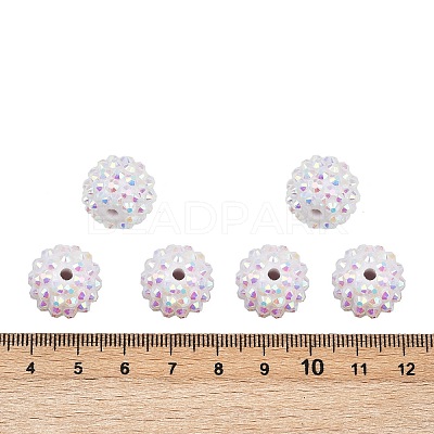 AB-Color Resin Rhinestone Beads RESI-S315-14x16-16-1
