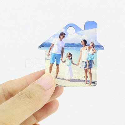 Sublimation Double-Sided Blank MDF Keychains LS-ZXFQ-PW0001-055-1